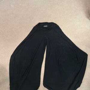 Sympli Black Wide-Leg Pants Adjustable Balloon Pants Size 4 but fits 6 to 8